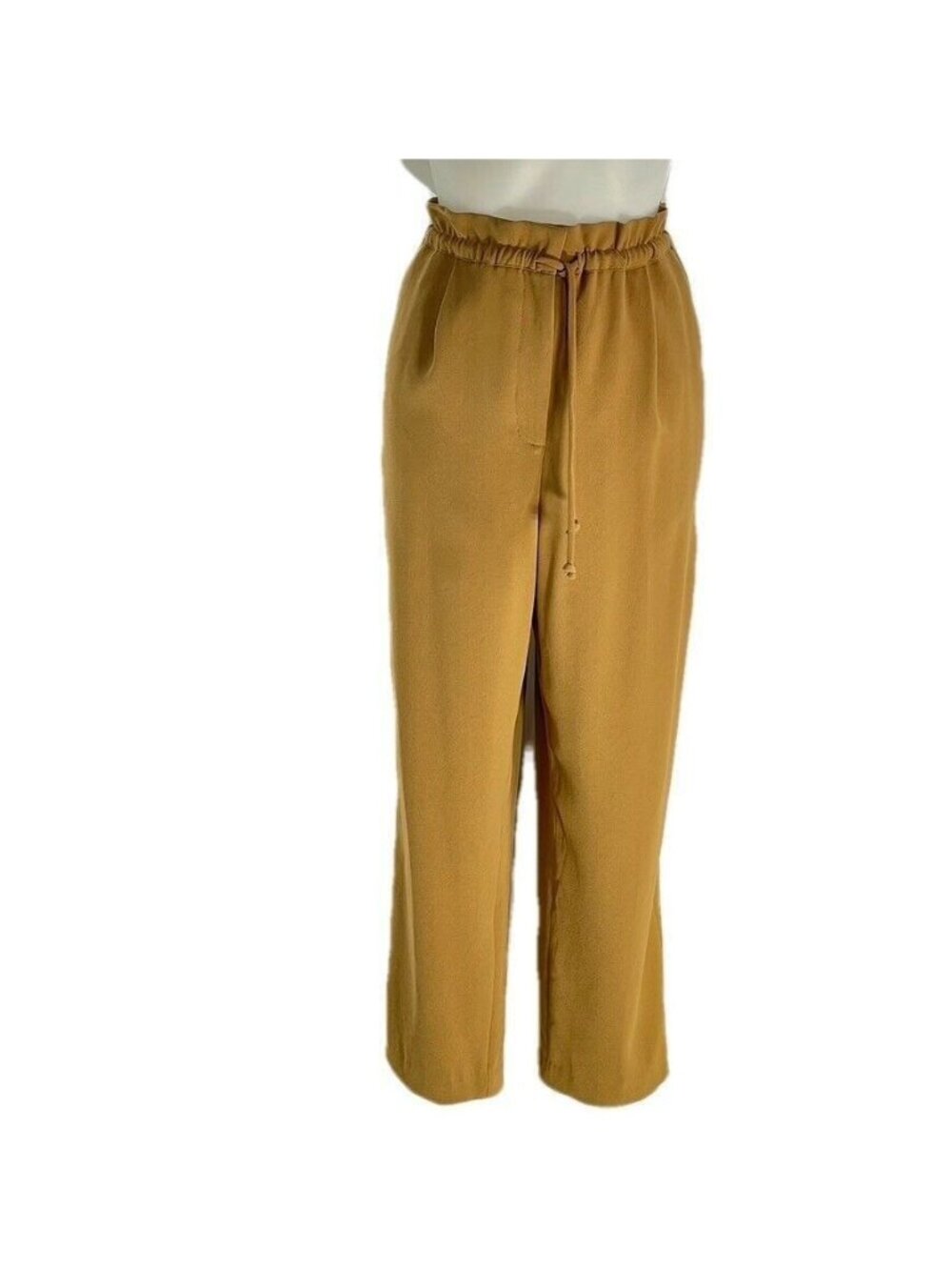 Wilfred Paperbag Waist Womens Size L Caramel Pants